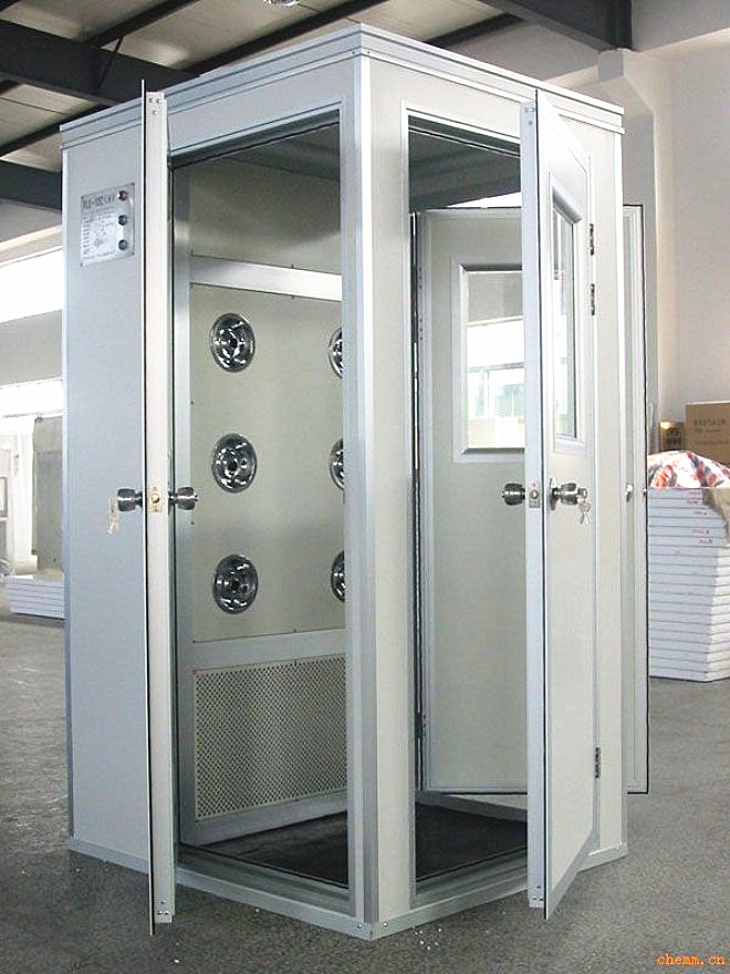 Blast door shower