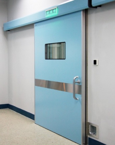 Single-handed push air-tight door