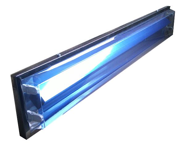 Stainless steel straight-side purifying lamp
