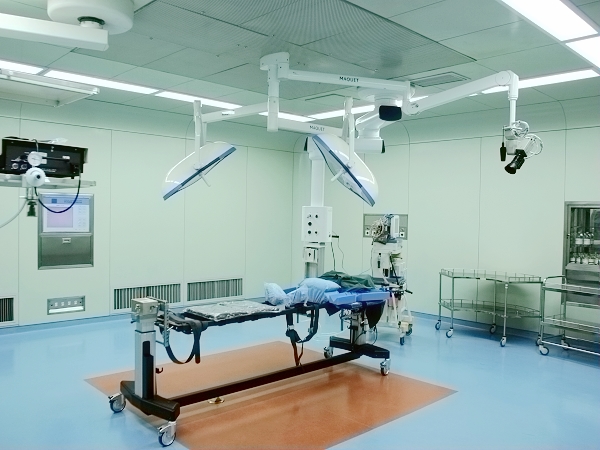 Hospital operating room construction
